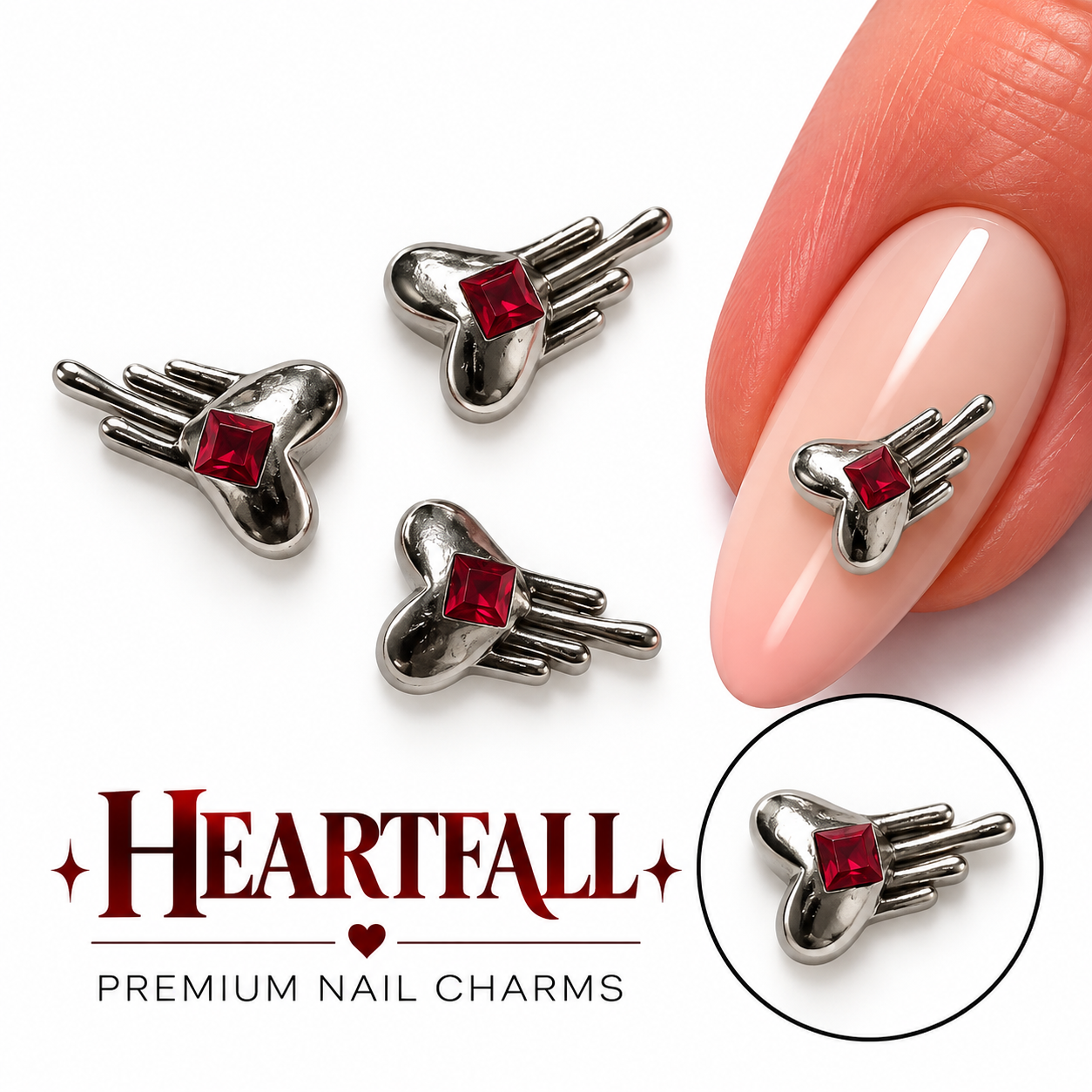 Image of Nail Art Heartfall