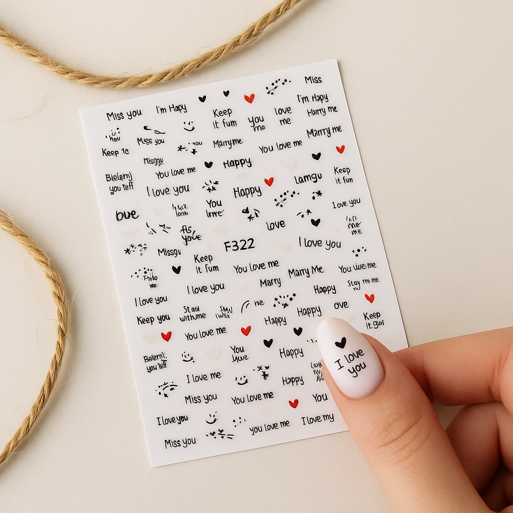 Sticker Decor Unghii Coria 322