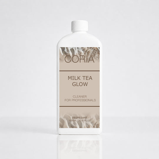 Cleaner Coria Milk Tea Glow 1000 ml, flacon pentru profesioniști