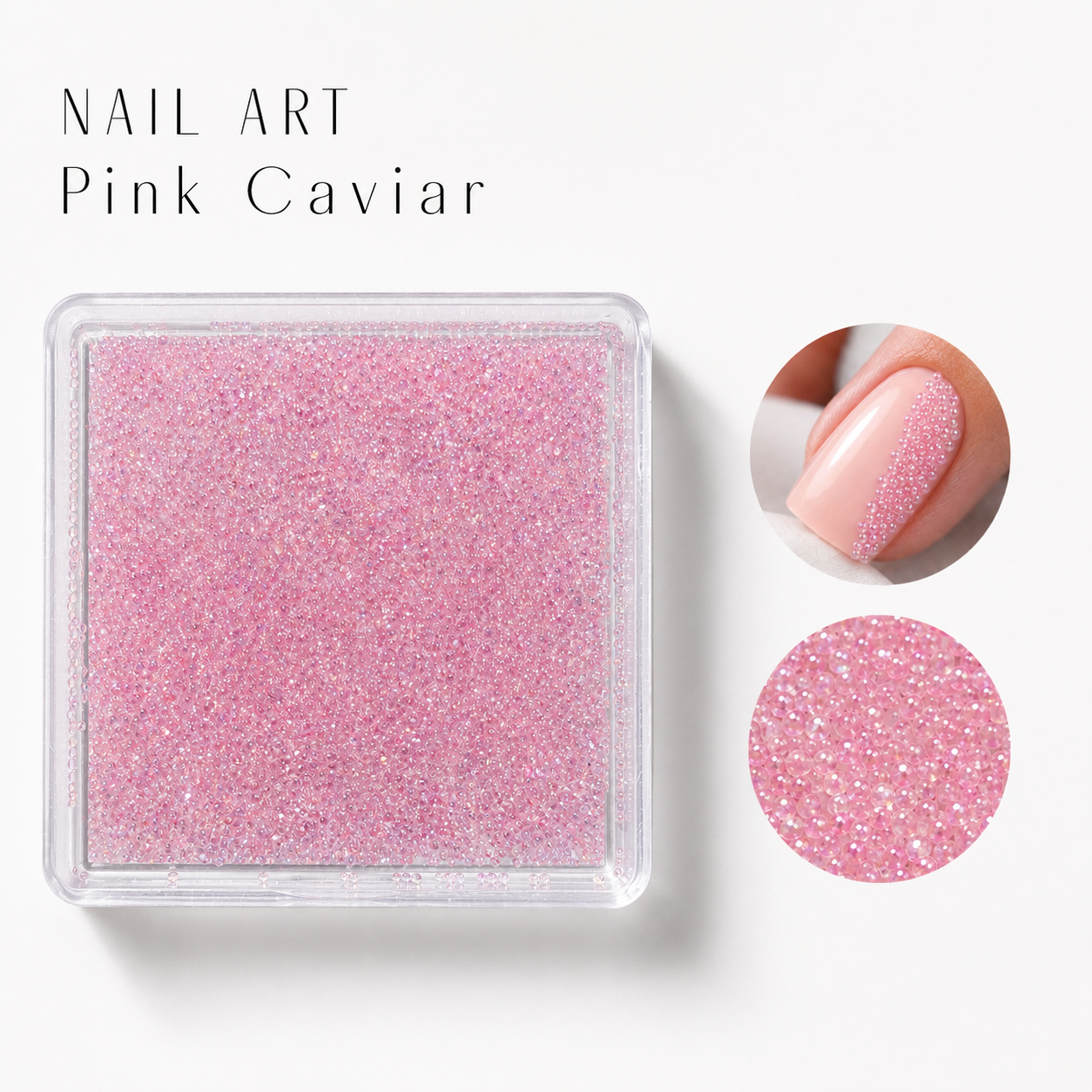 Image of Nail Art Pink Caviar