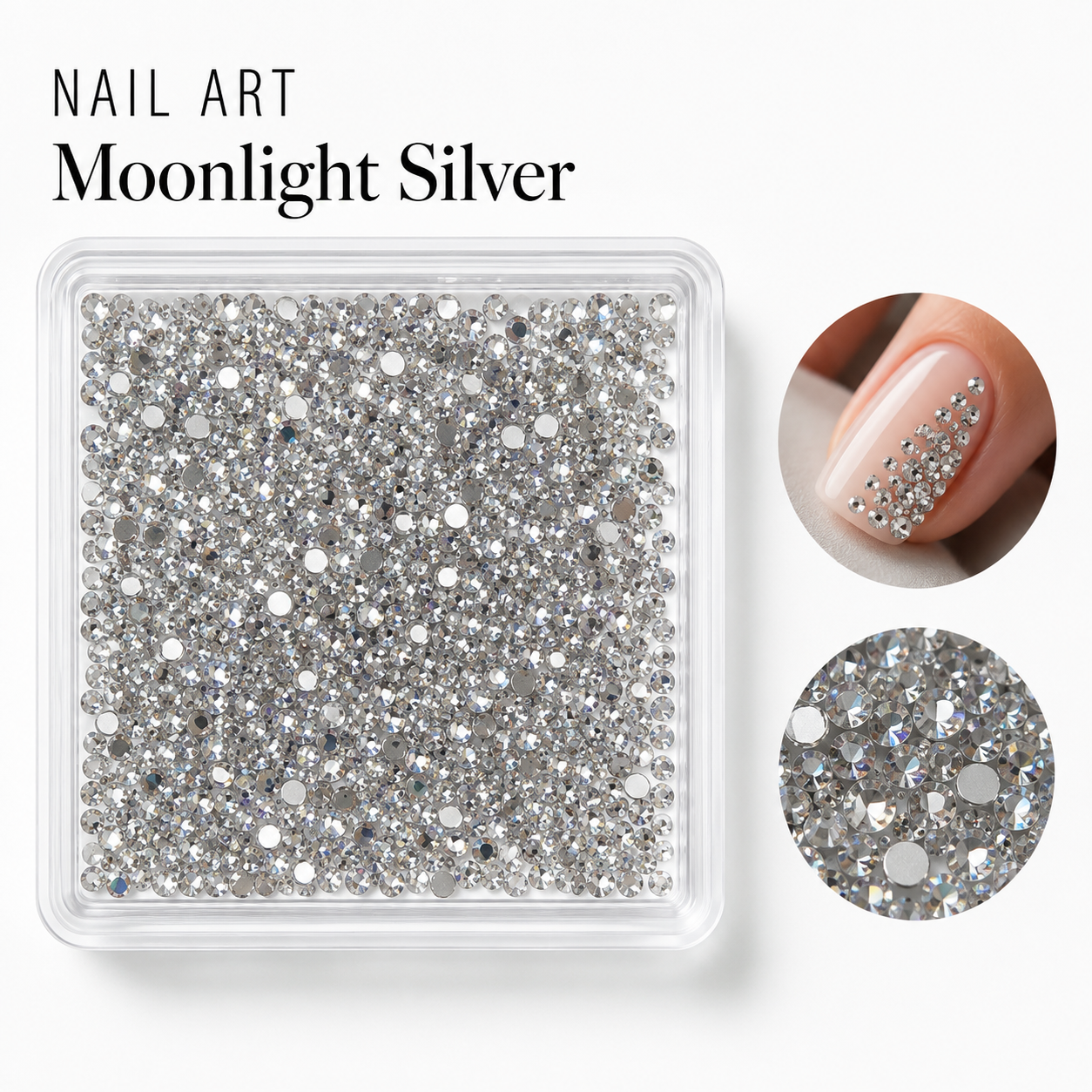 Image of Nail Art Moonlight Silver