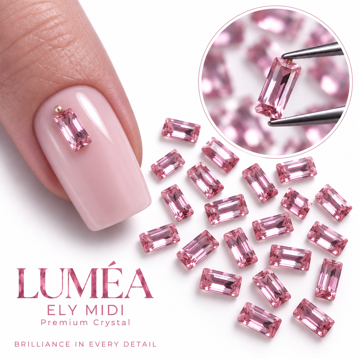 Image of Decor Nail Art Lumèa Ely Midi