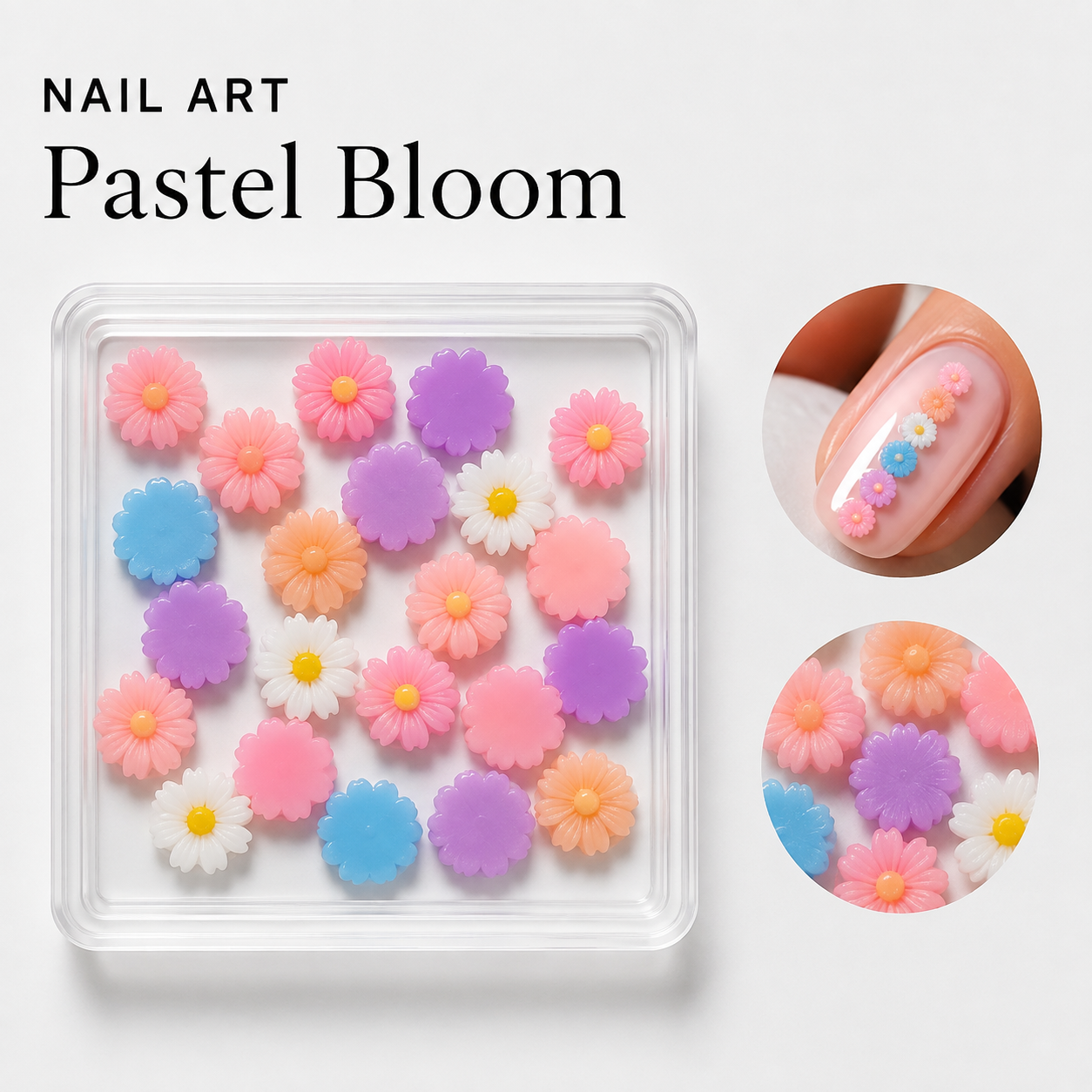 Image of Nail Art Pastel Bloom
