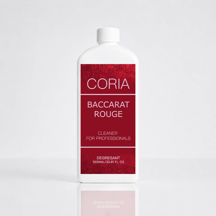 Cleaner Coria Baccarat Rouge 1000 ml – flacon alb cu etichetă roșie