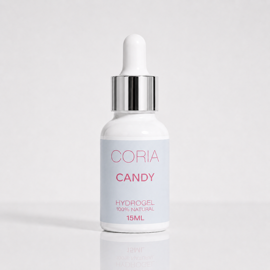 Hydrogel pentru cuticule Candy Coria, flacon 15 ml cu pipetă