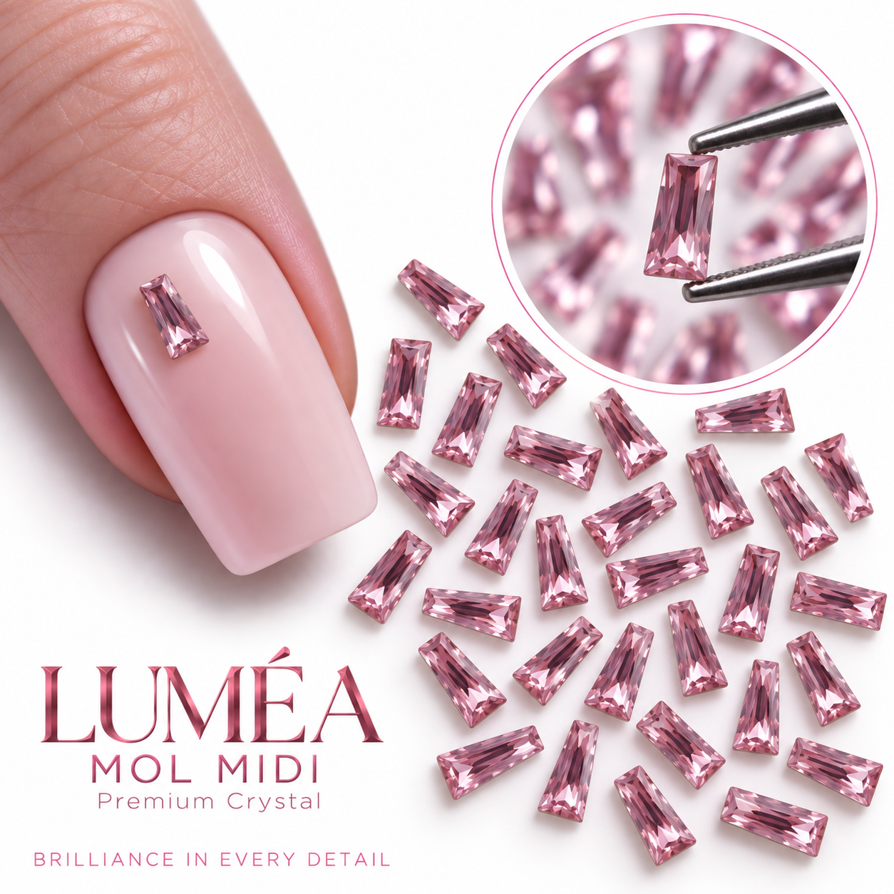 Image of Decor Nail Art Lumèa Mol Midi
