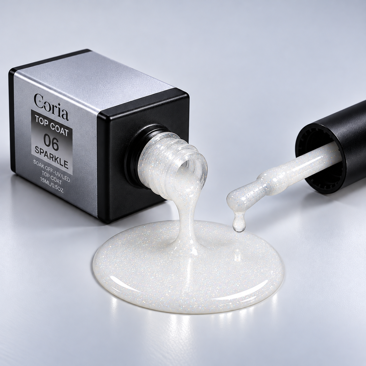 Top Coat Glitter 15ml 06