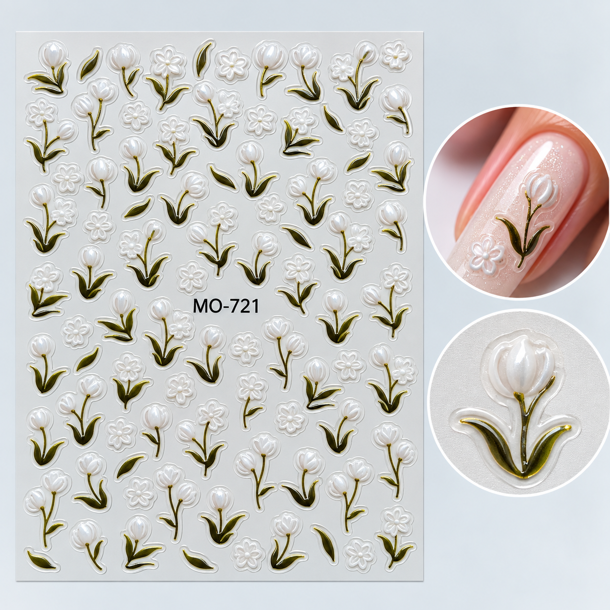 Image of Sticker Nail Art 721 Halo