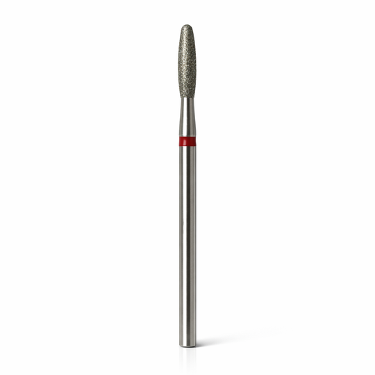 Bit freză diamantat flacără rotunjită roșu 2,5 mm ELIO