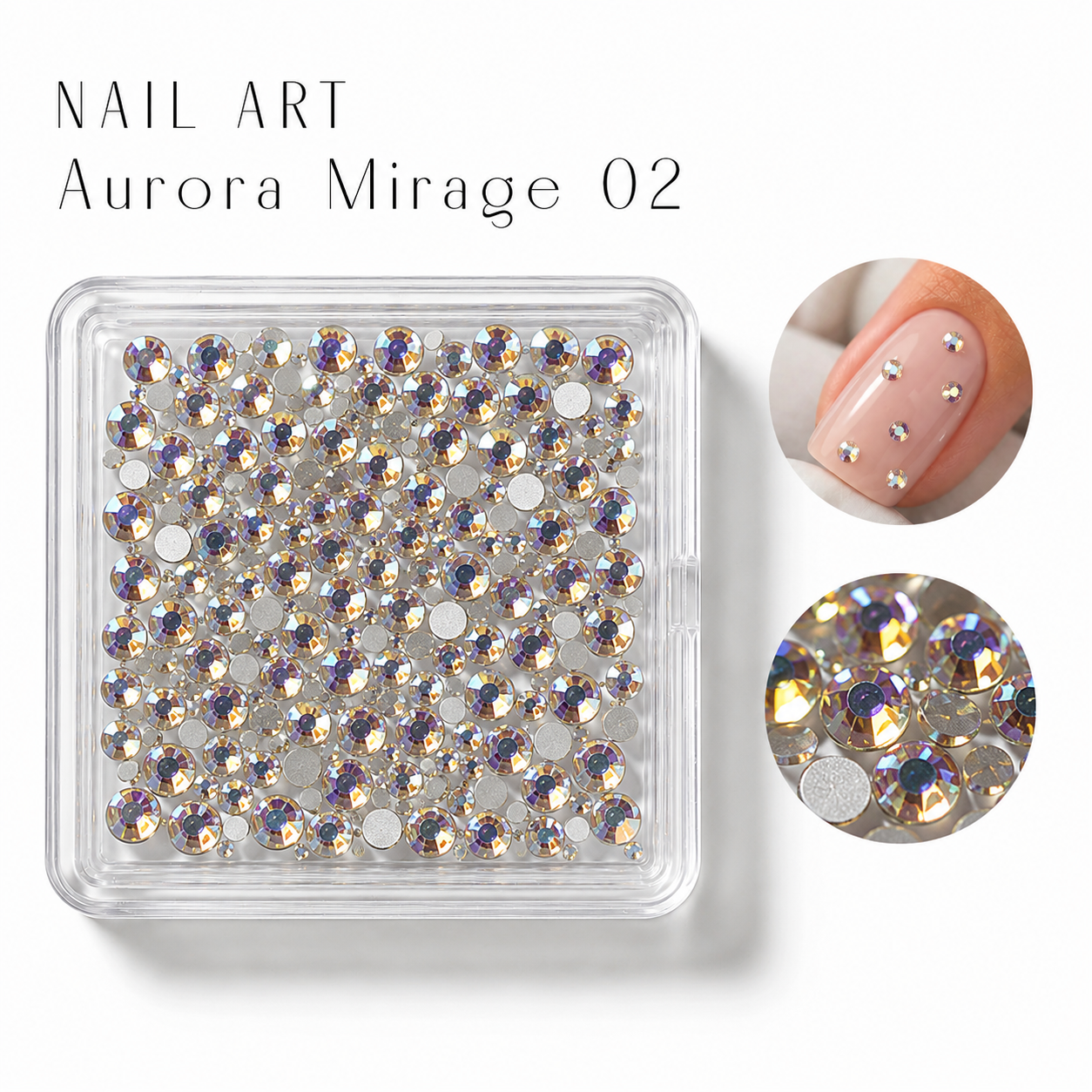 Image of Nail Art Aurora Mirage 02