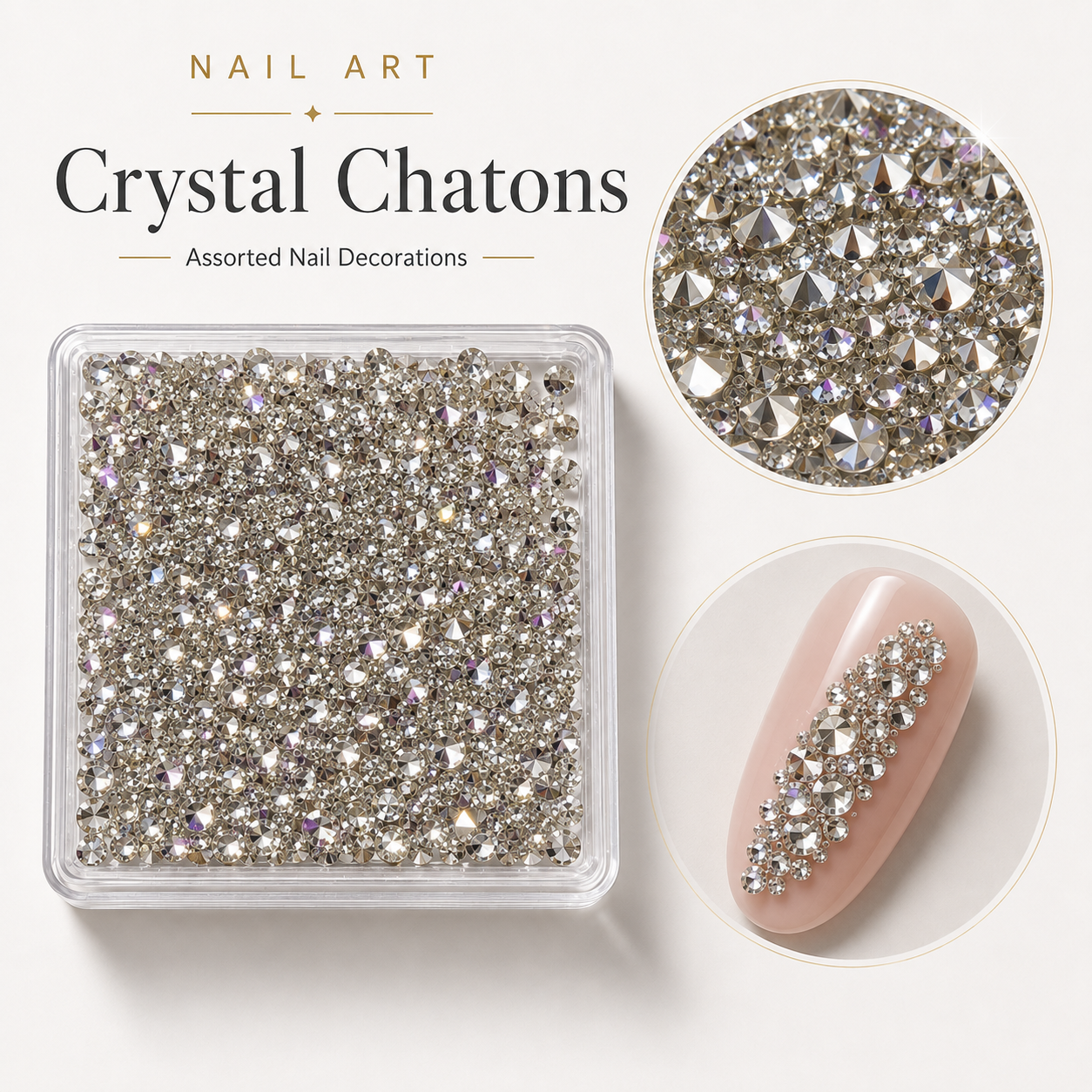 Image of Nail Art Crystal Chantos