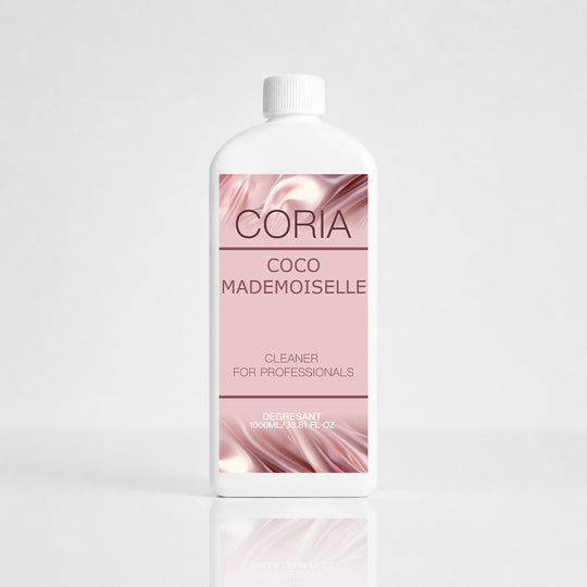 Cleaner Coria Coco Mademoiselle 1000 ml – flacon alb cu etichetă roz