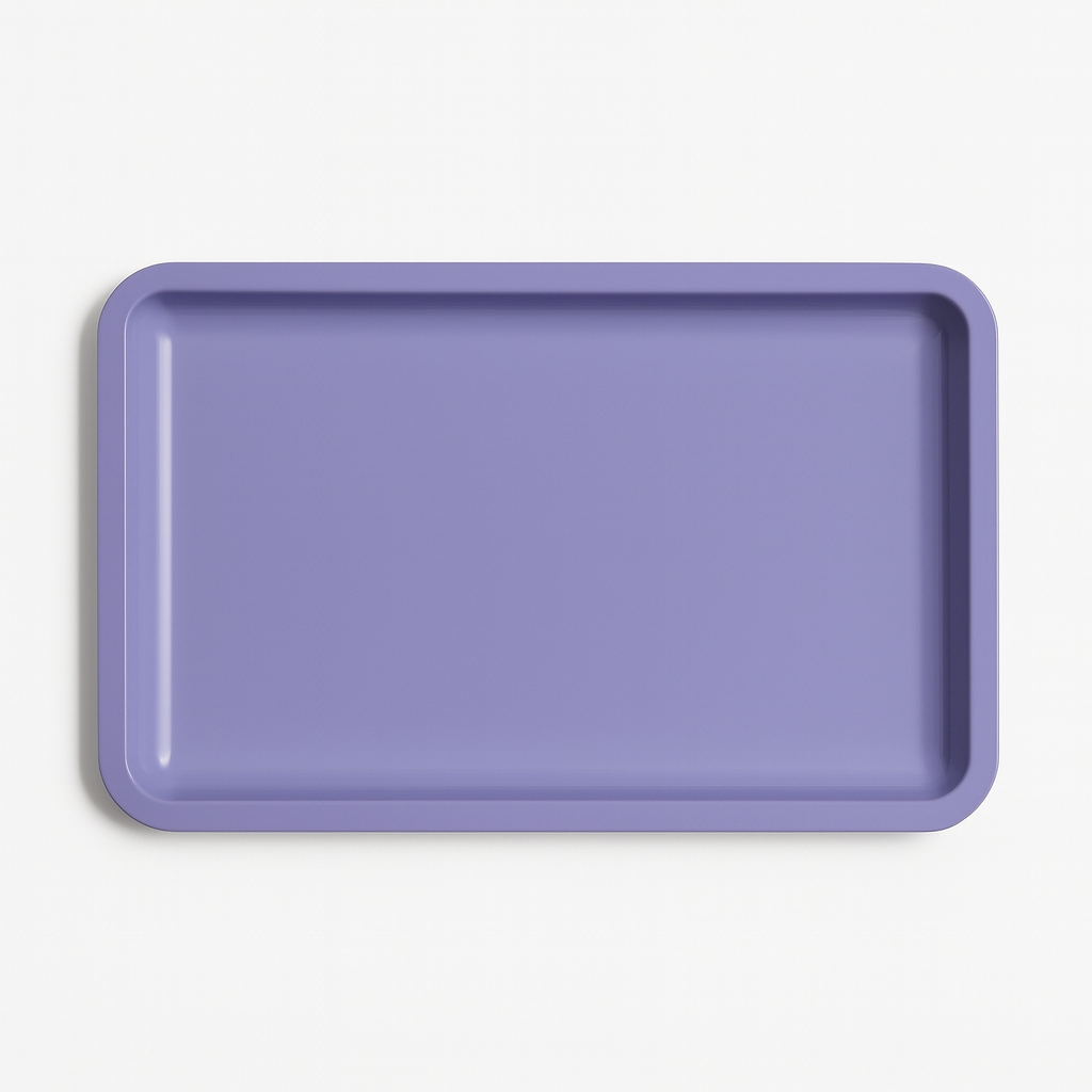 Tavita Metal Patrata Ideala pentru organizare si sterilizare Purple