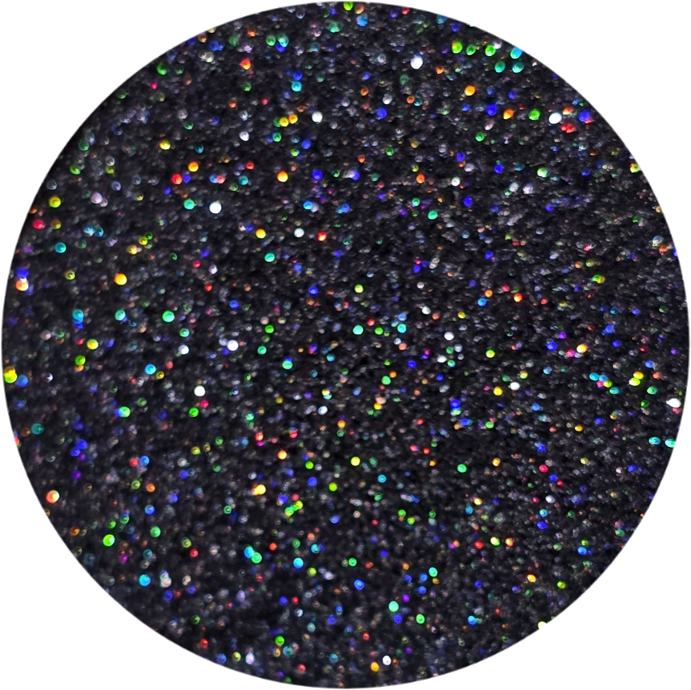 Image of Decor Glitter Black Inserții AB (super shiny)