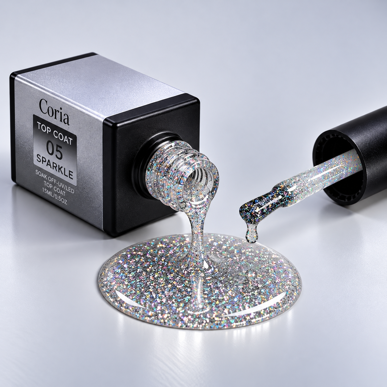 Top Coat Glitter 15ml 05