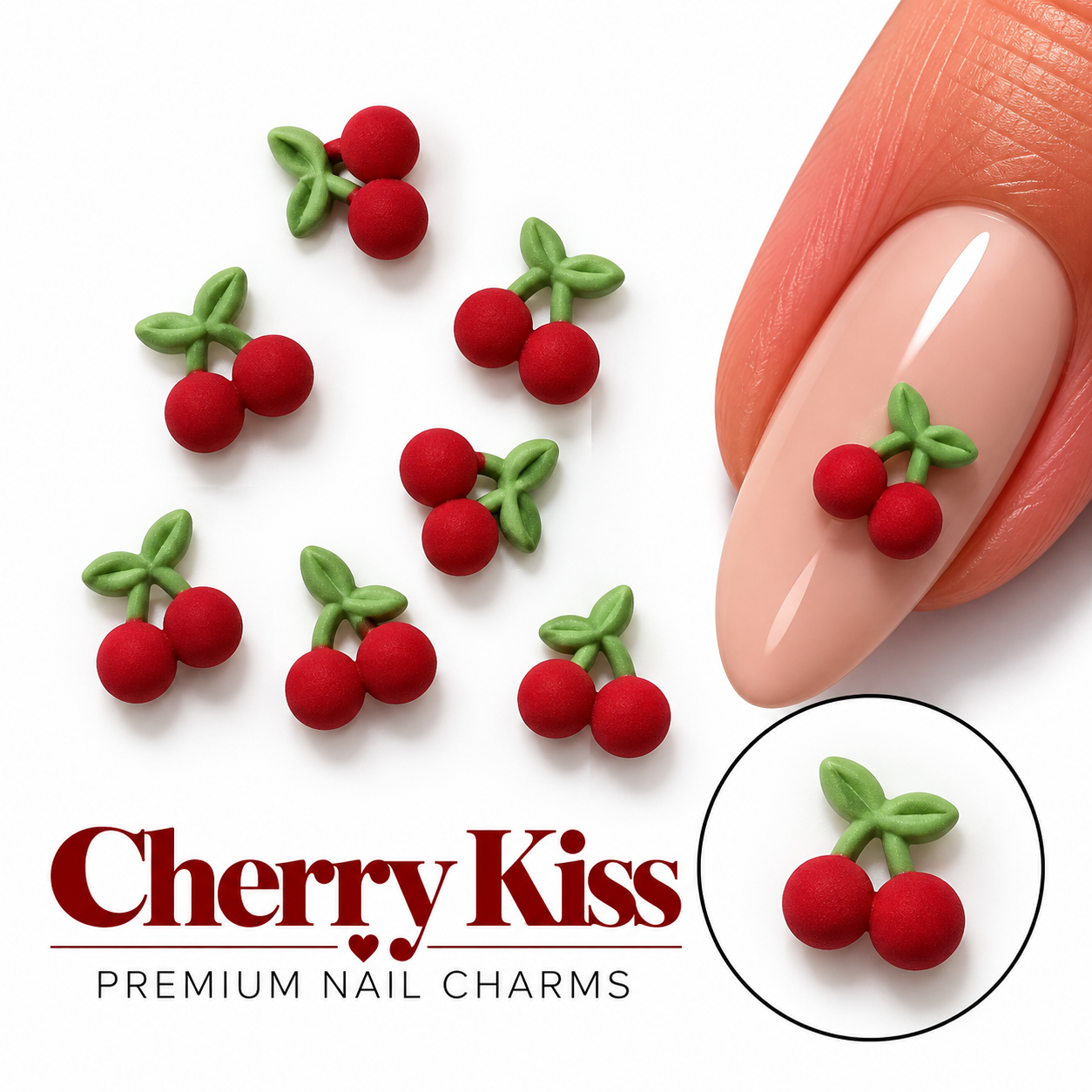 Image of Nail Art Cherry Kiss