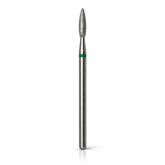 Bit freză diamantat flacără verde 2,1/8,6 mm DARV