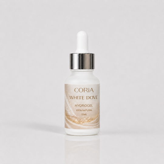 Hydrogel pentru cuticule White Dove Coria, flacon 15 ml cu pipetă