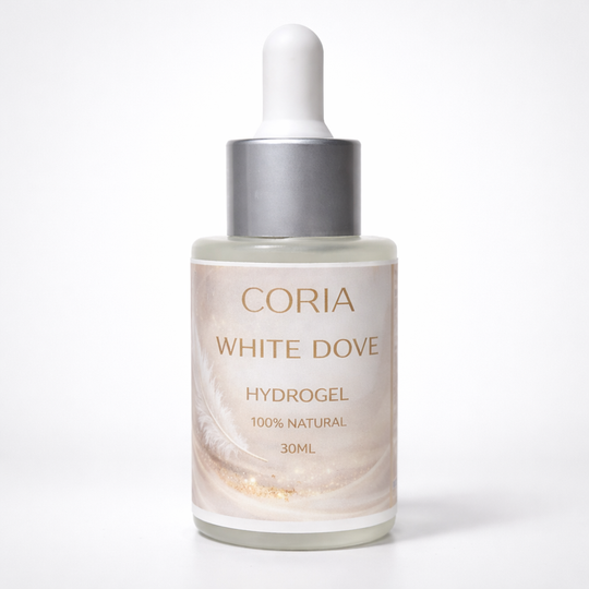 Hydrogel pentru cuticule White Dove Coria, flacon 30 ml cu pipetă