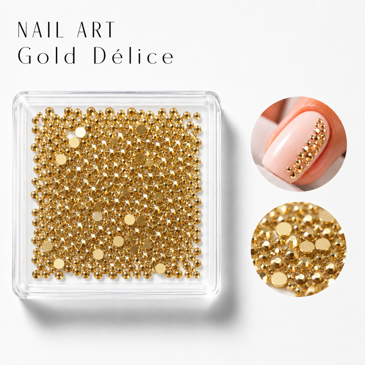 Image of Nail Art Gold Delice