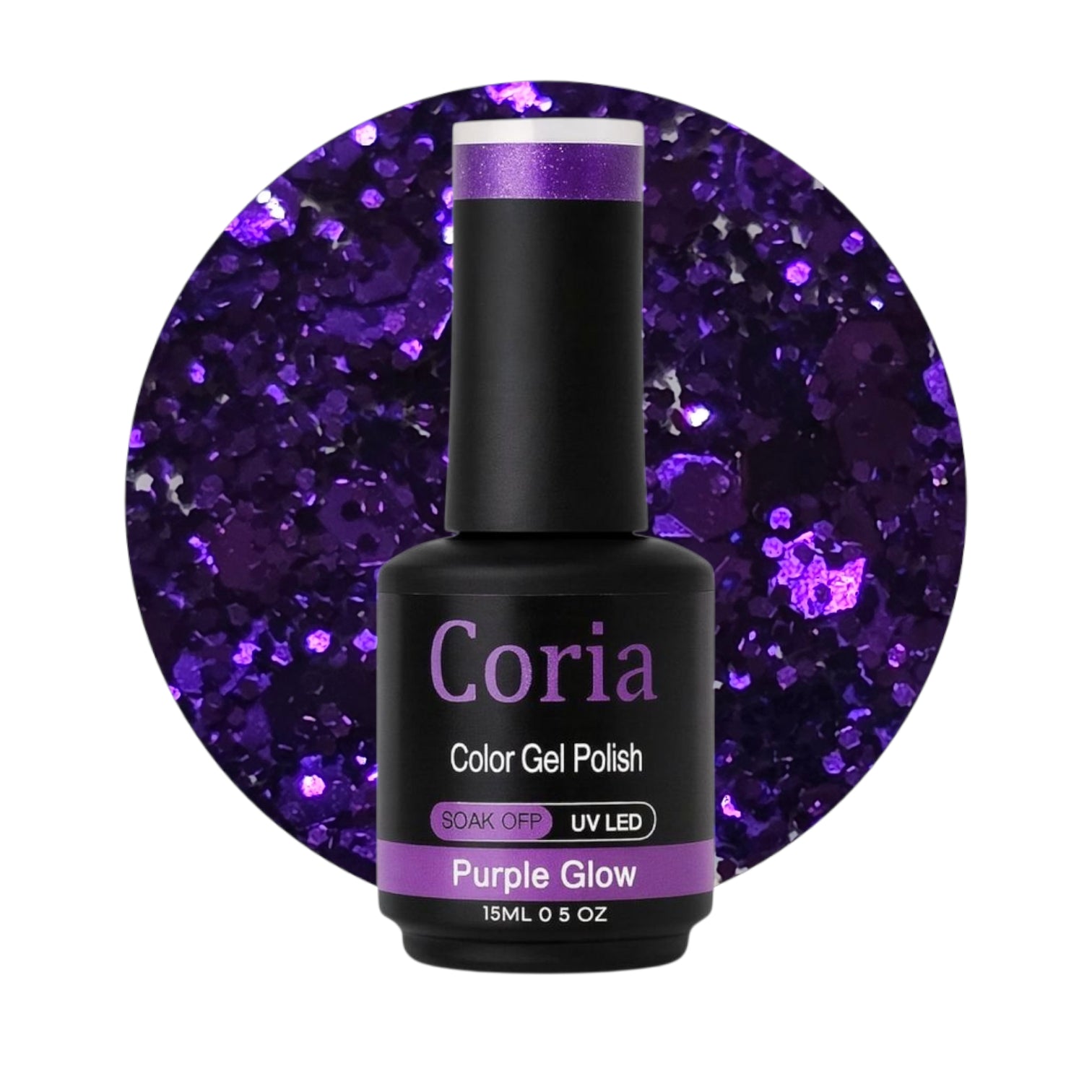 Image of Oja Semi Coria 15 ml Purple Glow 135