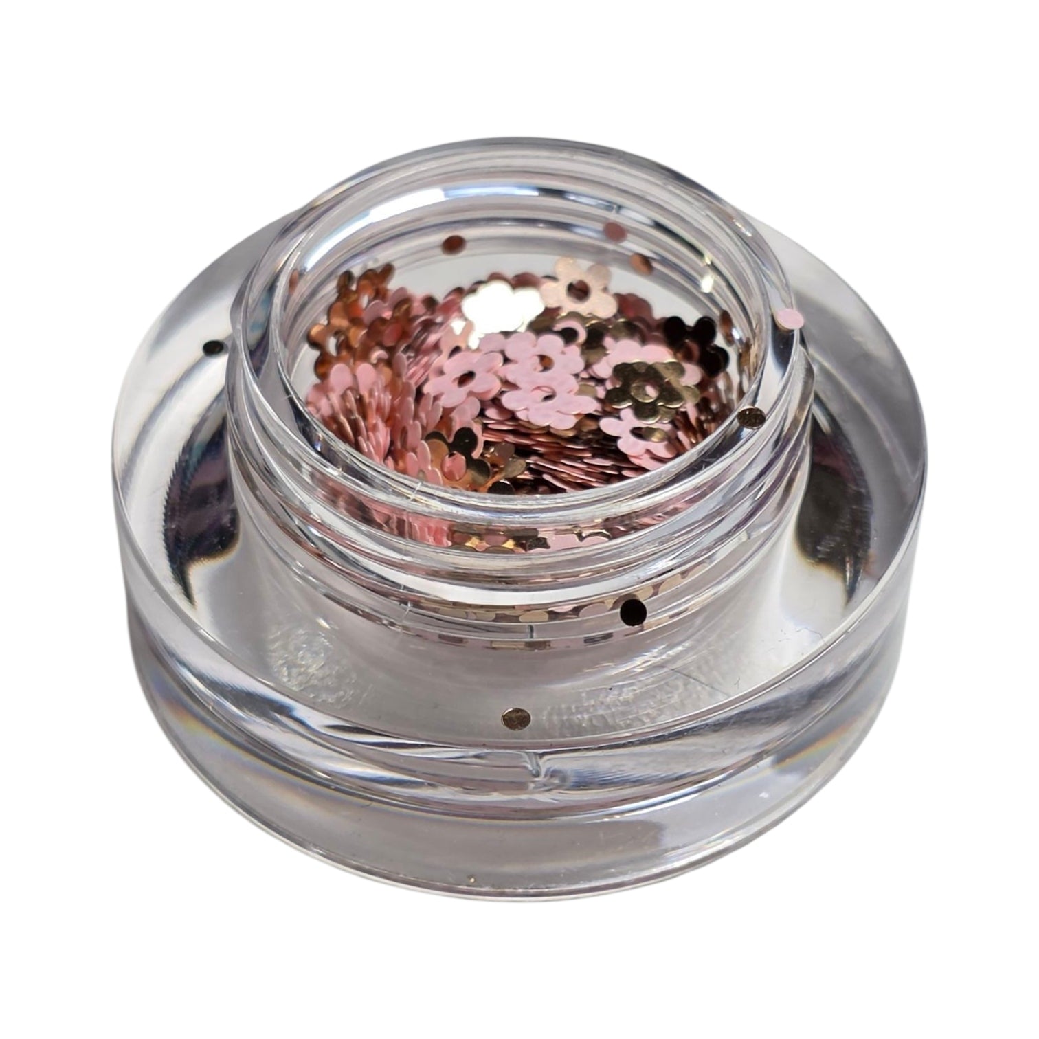 Decor pentru unghii Flori 1 Pink+Gold