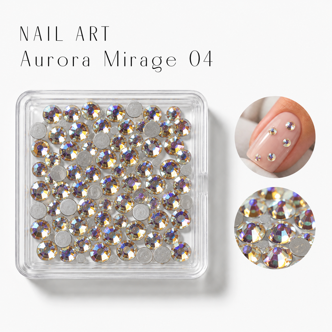 Image of Nail Art Aurora Mirage 04