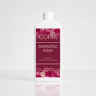 Cleaner Coria Romantic Rose 1000 ml – flacon alb cu etichetă cu trandafiri