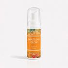 Spumă pentru cuticule Coria Brazilian Glow 100 ml – flacon cu pompă, etichetă portocalie