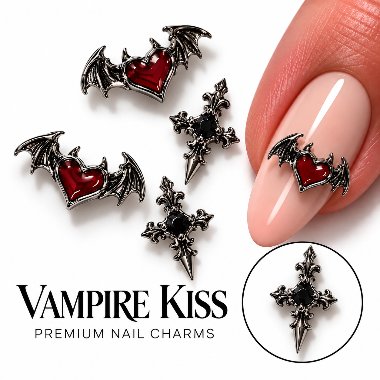 Image of Nail Art Vampire Kiss
