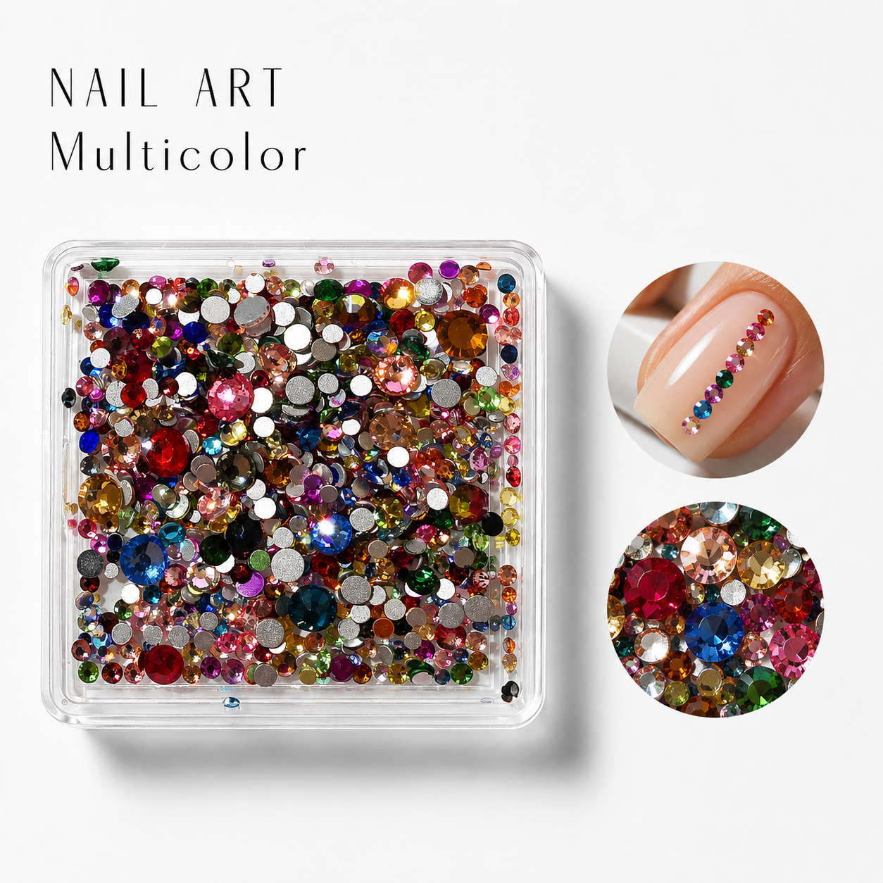 Image of Nail Art Multicolor