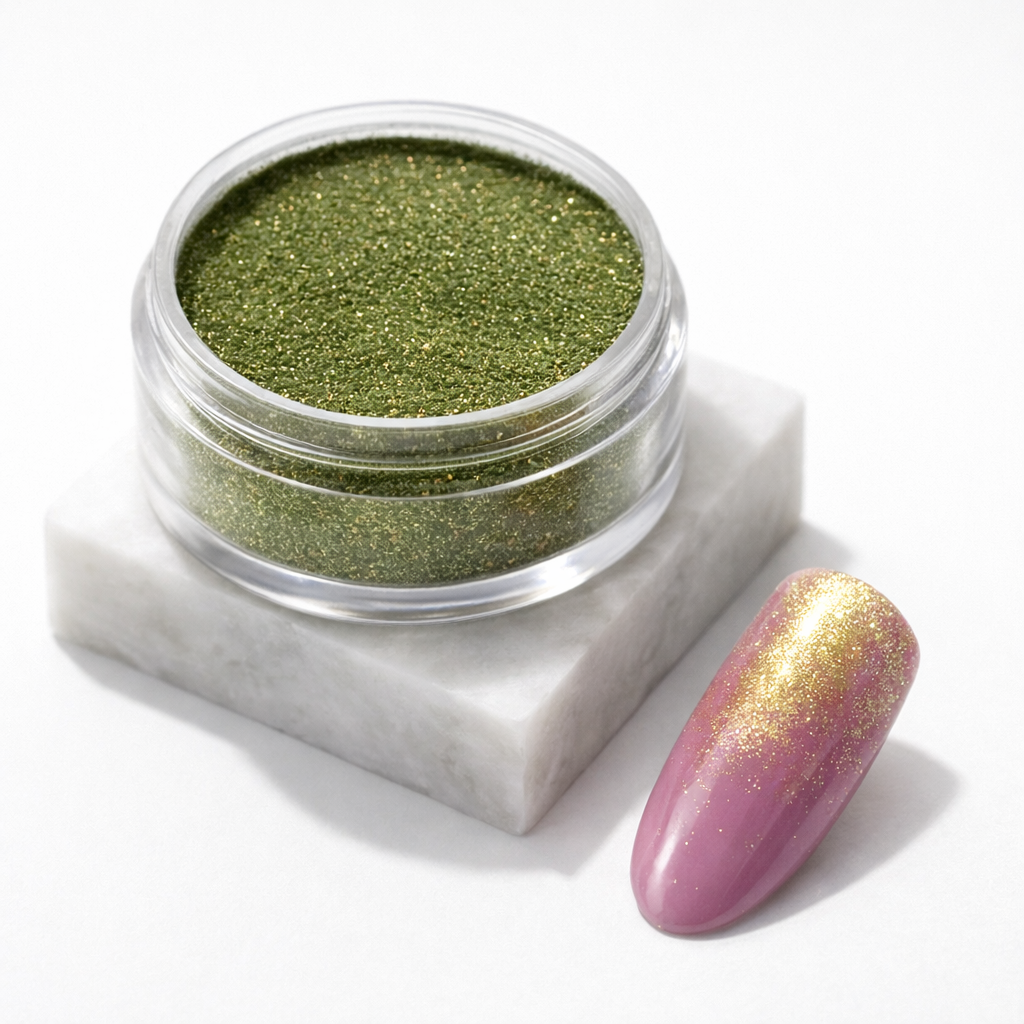 Image of Pigment Unghii Gold Green BOXI