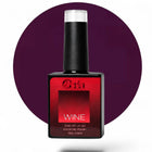 Ojă semipermanentă Coria Wine Nr. 14, flacon 15 ml pe fundal prună