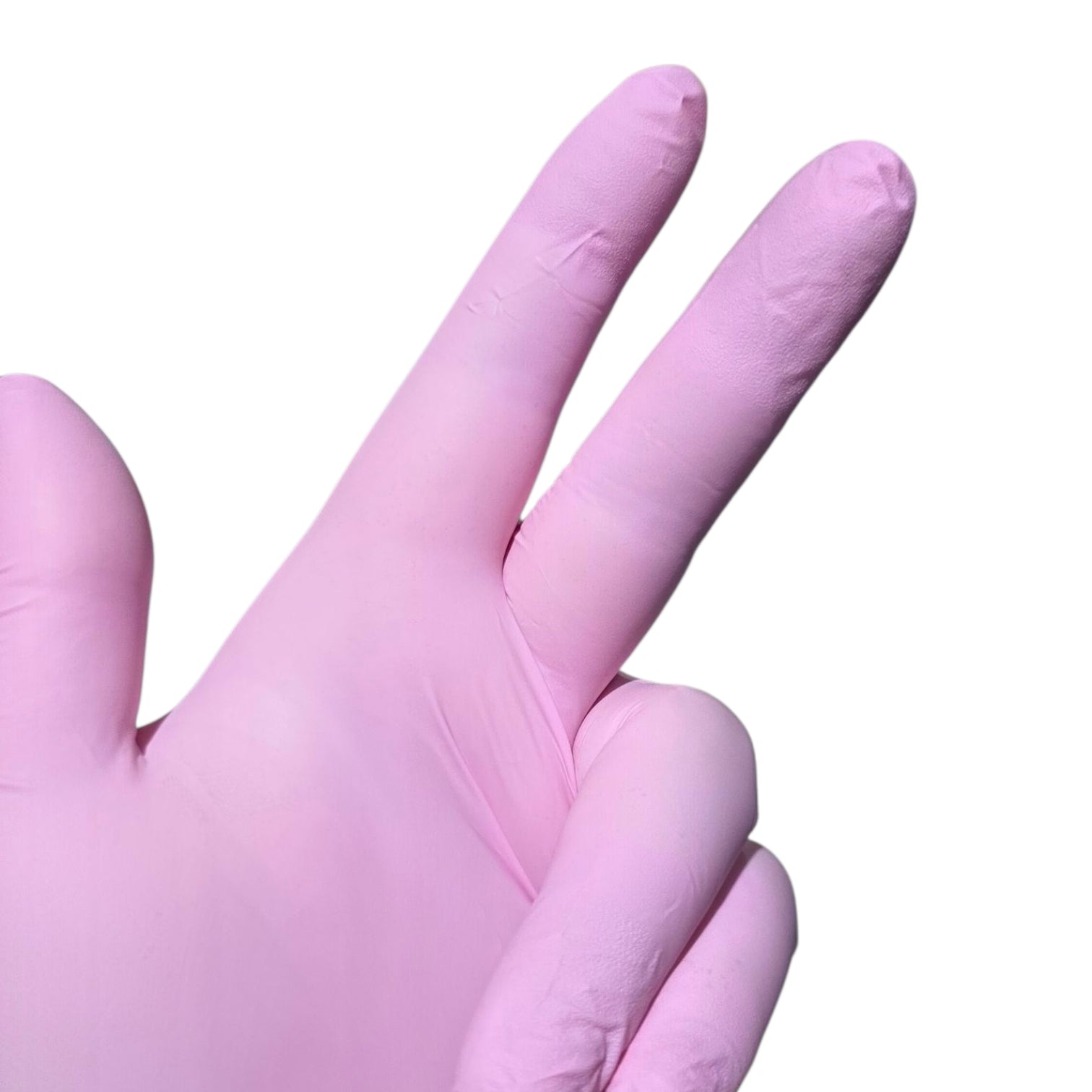 Manusi Nitril Satin Pink S 100 buc
