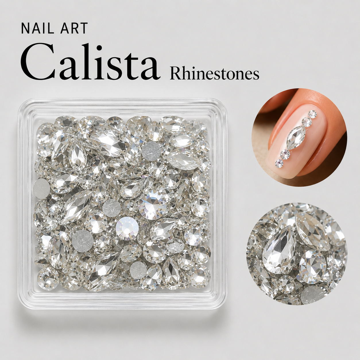 Image of Nail Art Calista Rhinestone