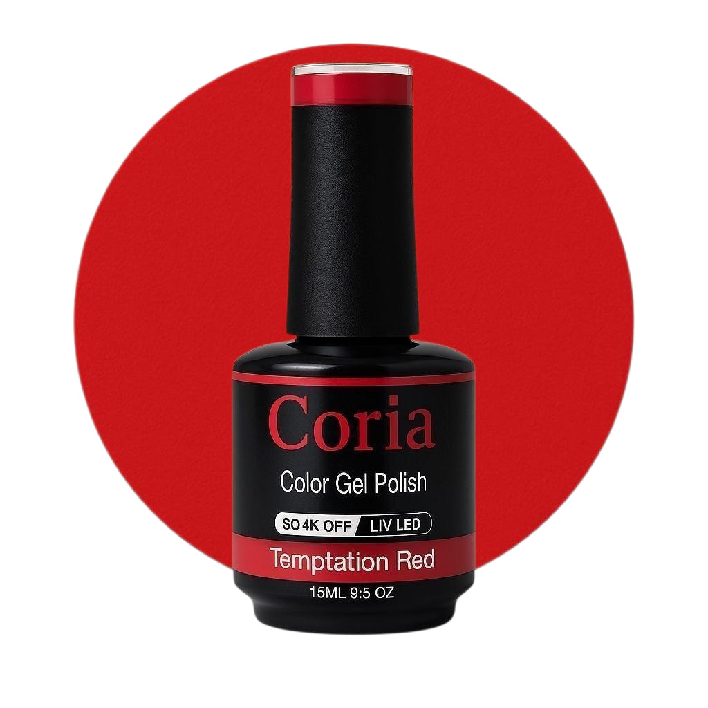 Oja semipermanenta Temptation Red 03
