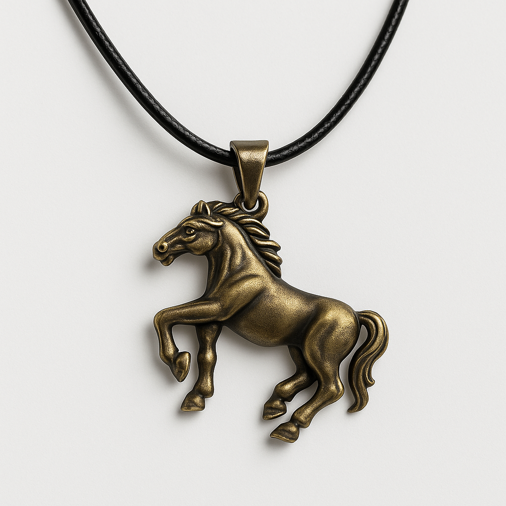 Colier Pandantiv Horse Vintage