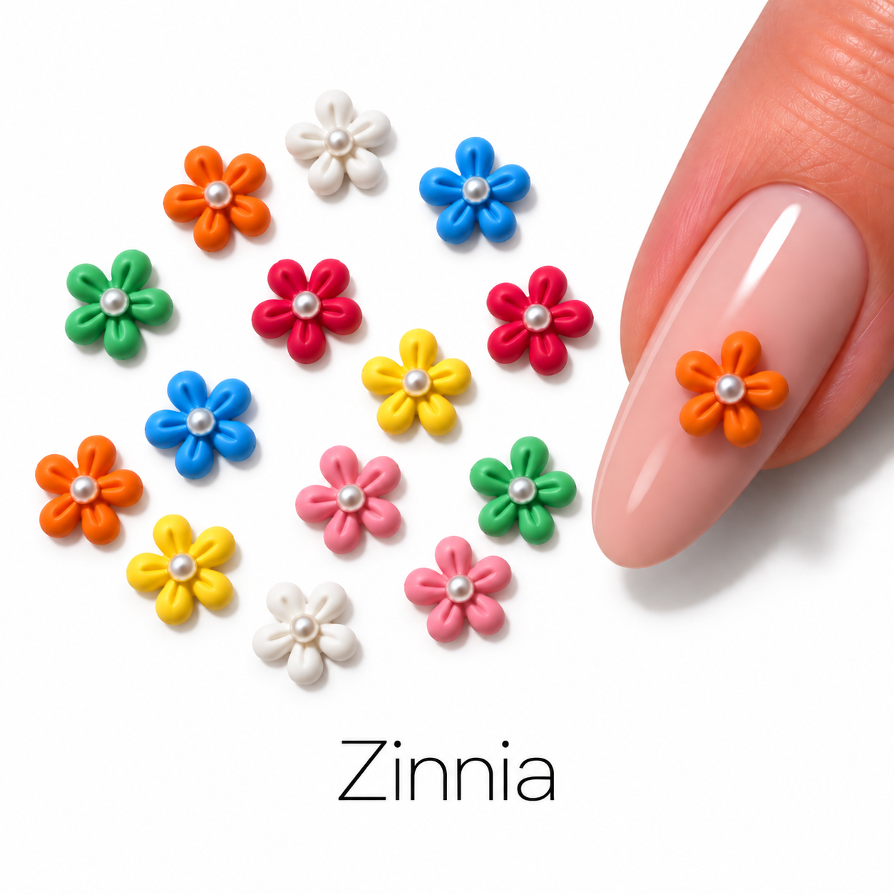 Image of Nail Art Charm Zinnia