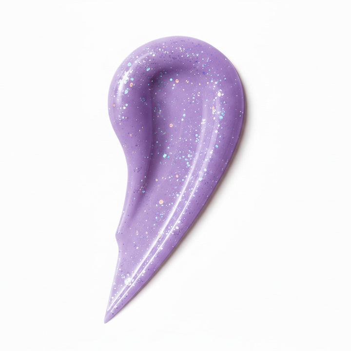 Builder Gel Stellar Shine 044 Coria – textură lila cu sclipici