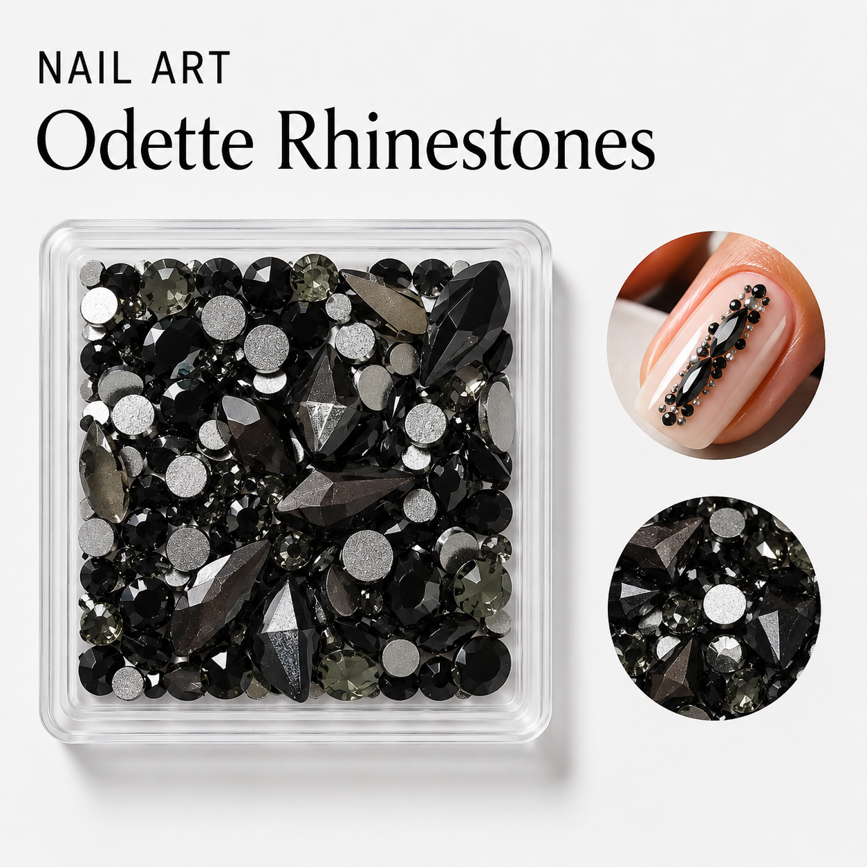 Image of Nail Art Odette Rhinestone