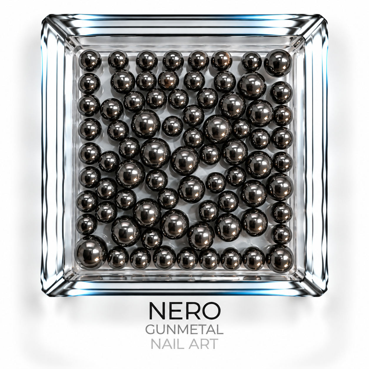 Image of Nail Art Nero GunMetal Maxi