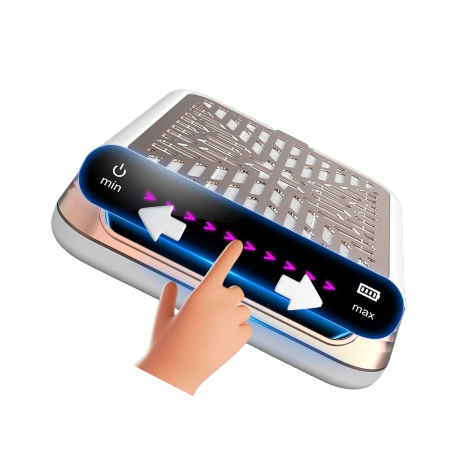 Image of Aspirator Colector Praf Profesional de  Unghii, 85W Silver