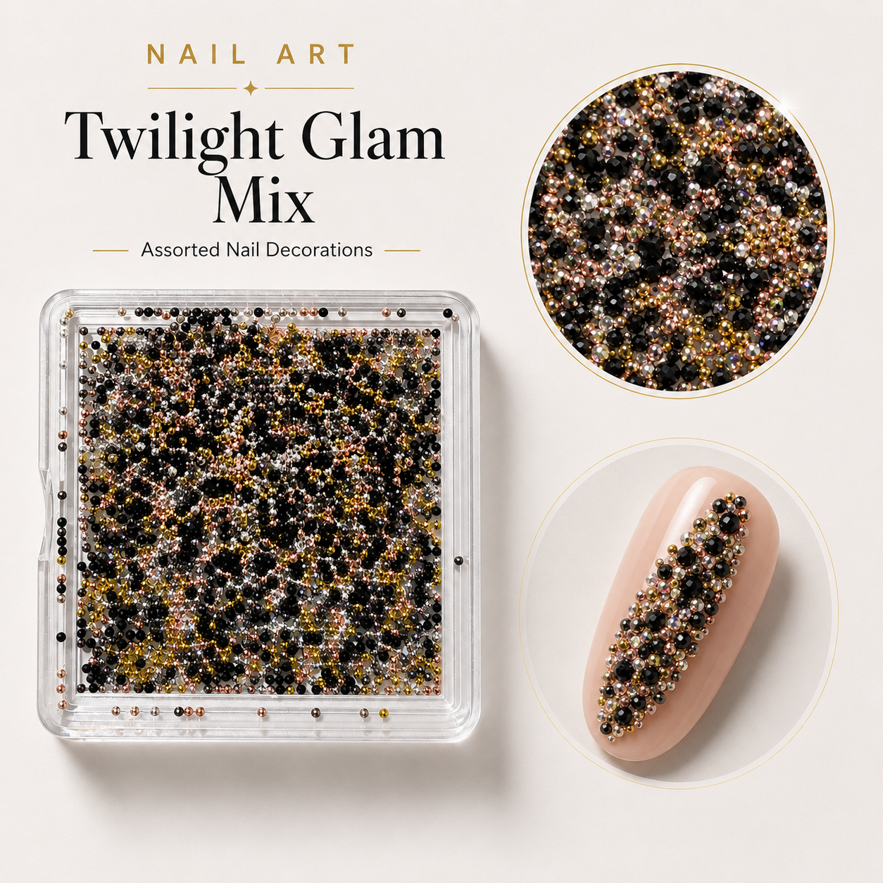 Image of Nail Art Twilight Glam Mix