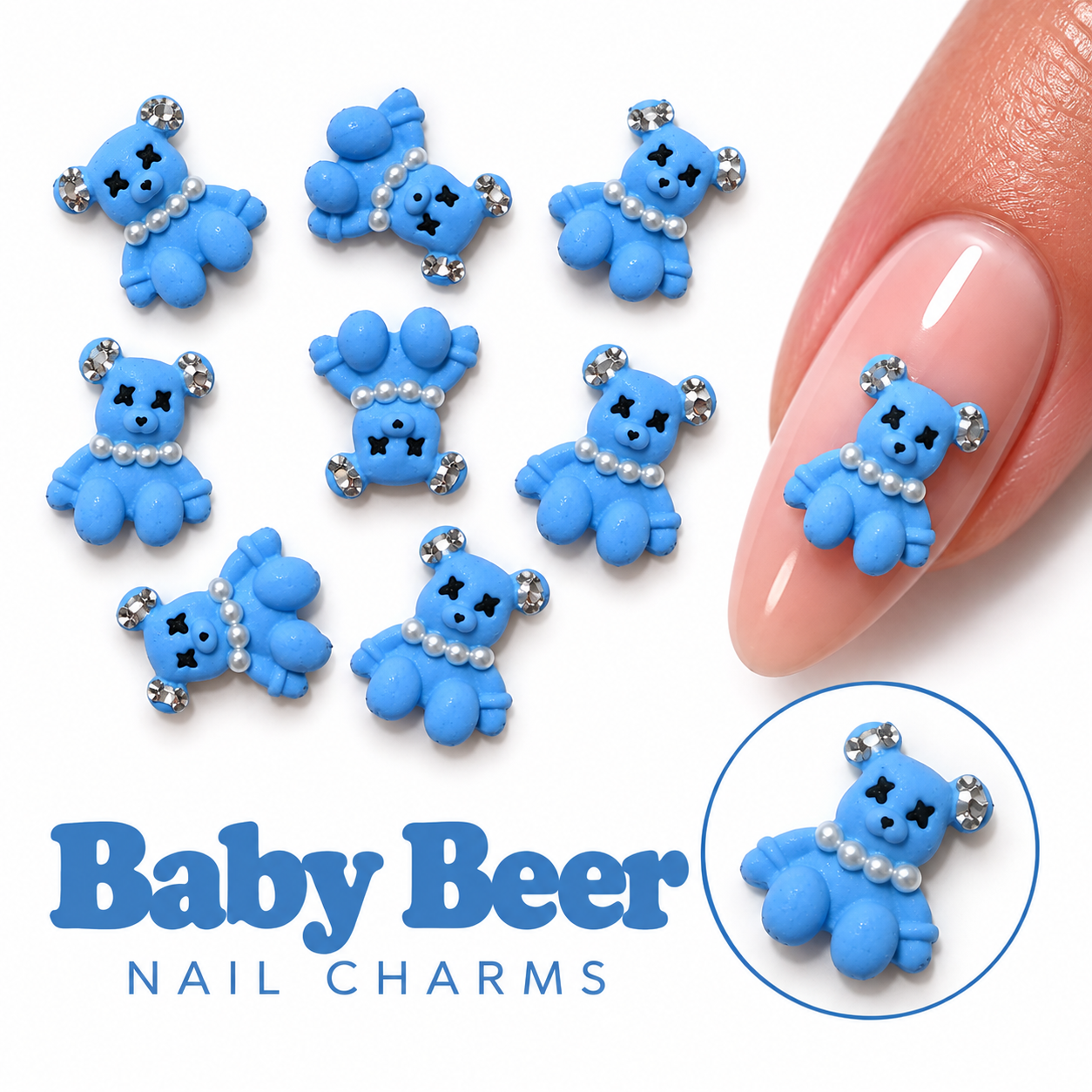 Image of Nail Art Charm Baby Bear