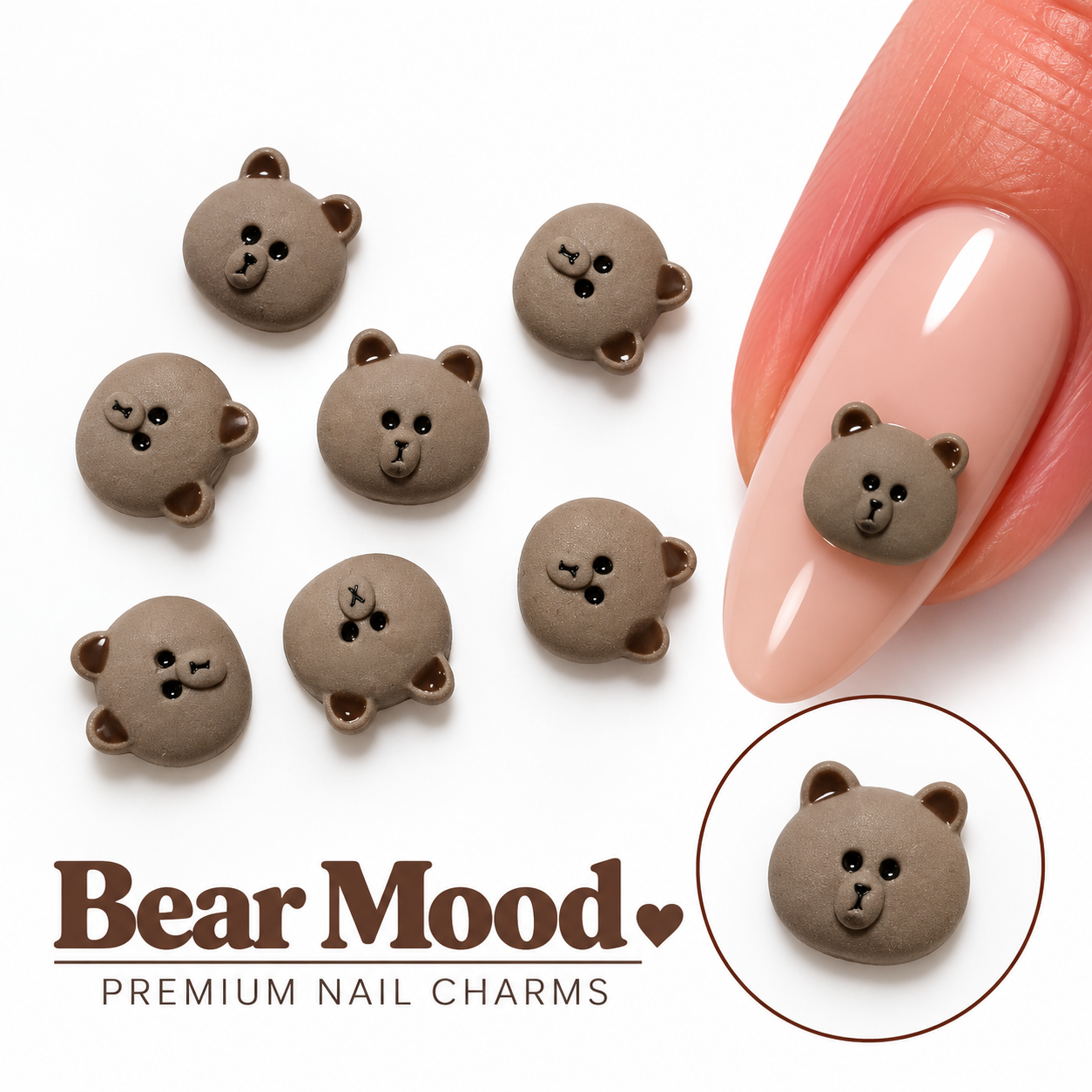 Image of Nail Art Charm Bear Mood