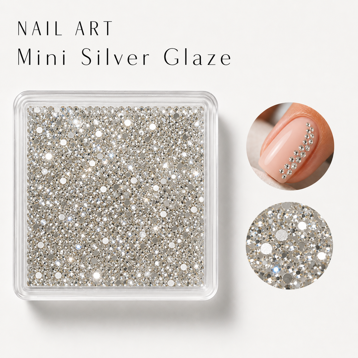 Image of Nail Art Mini Silver Glaze