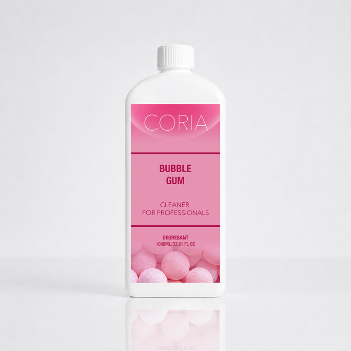 Cleaner Coria Bubble Gum 1000 ml – flacon alb cu etichetă roz