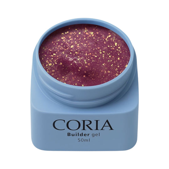 Builder Gel 20247 Coria – borcan 50 ml cu gel roz sclipitor