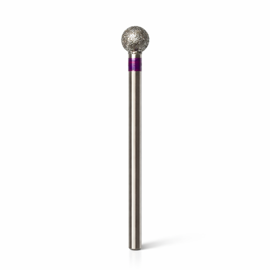 Bit freză diamantat sferă 4 mm VAMA, inel mov