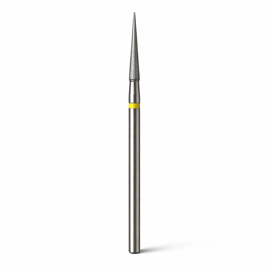 Image of Bit Freza Diamant Con subtire lung galben 2mm/1.5cm LORA